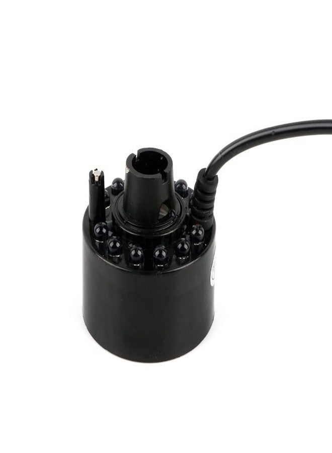 مضخة FIERRG Power Pumps قطعة واحدة 24 فولت تيار مستمر لصنع ضباب فوق صوتي لحوض السمك مع ملحقات مضخة إضاءة (اللون: بدون محول طاقة) - Image 3
